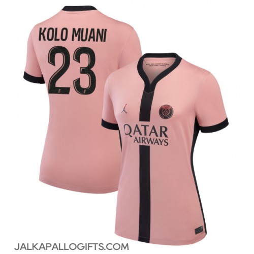 Paris Saint-Germain Randal Kolo Muani #23 Kolmaspaita Naiset 2024-25 Lyhythihainen